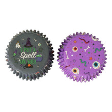 Load image into Gallery viewer, Halloween Foil-lined Cupcake Cases - Wicked Witch (Pack of 60)