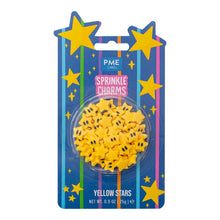 Load image into Gallery viewer, Yellow Stars Sprinkle Charms