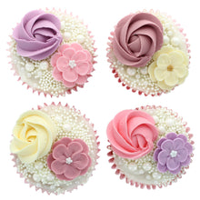 Load image into Gallery viewer, Assorted Wild Roses Sugar Pipings - Pack of 12 (Click & Collect Only)