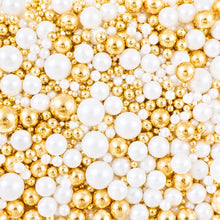 Load image into Gallery viewer, Magical Sprinkle Mixes - 100g (Gold Gold & White Pearl Mix)