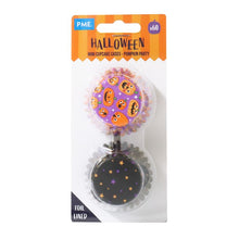 Load image into Gallery viewer, Halloween Mini Foil-lined Cupcake Cases - Pumpkin Party (Pack of 60)
