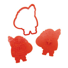 Load image into Gallery viewer, Christmas Cookie Cutters & Stamps - Santa's Workshop (Set of 3)