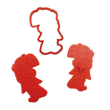 Load image into Gallery viewer, Christmas Cookie Cutters & Stamps - Santa's Workshop (Set of 3)