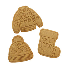 Load image into Gallery viewer, Christmas Cookie Cutters & Stamps - Cozy Christmas (Set of 3)