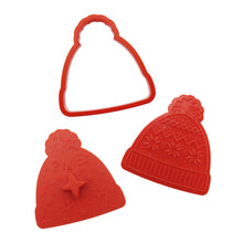 Load image into Gallery viewer, Christmas Cookie Cutters & Stamps - Cozy Christmas (Set of 3)