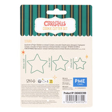 Load image into Gallery viewer, Christmas Cookie Cutter Set of 3 - Stars