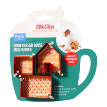 Load image into Gallery viewer, Christmas Cookie Cutters - Mini Gingerbread House - Mug Hugger (Set of 3)