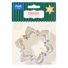 Load image into Gallery viewer, Christmas Cookie Cutter Set of 3 - Snowflakes