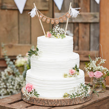 Load image into Gallery viewer, Mr And Mrs Cake Topper Bunting