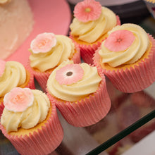 Load image into Gallery viewer, Pink Flowers Sugar Decorations - Pack of 16 (CLICK & COLLECT ONLY)