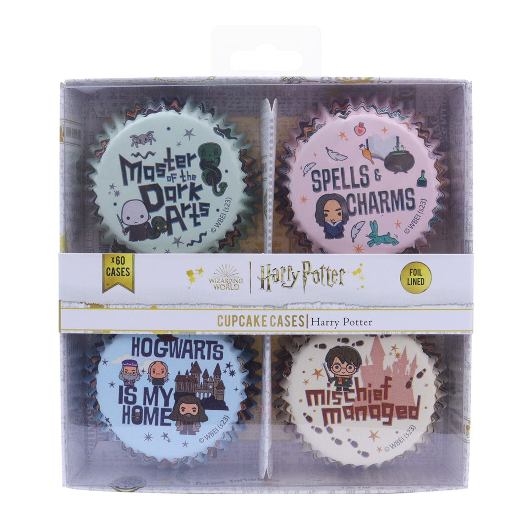 PME Harry Potter Foil-Lined Cupcake Cases, Pack of 60, Charms