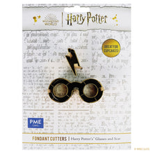 Load image into Gallery viewer, PME Harry Potter Fondant & Cookie Cutter, Set of 2, Harry's Glasses & Scar