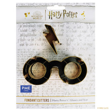 Load image into Gallery viewer, PME Harry Potter Fondant & Cookie Cutter, Set of 2, Harry's Glasses & Scar