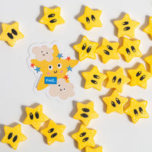 Load image into Gallery viewer, Yellow Stars Sprinkle Charms