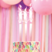Load image into Gallery viewer, Cake Fountain Candles Pink Ombre