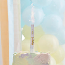 Load image into Gallery viewer, Pink Marble Happy Birthday Musical Cake Fountain