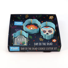 Load image into Gallery viewer, Day of the Dead Cookie Cutter Set of 3
