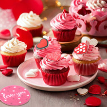 Load image into Gallery viewer, Red And Pink Assorted Sugar Hearts - Pack of 12 (CLICK & COLLECT ONLY)