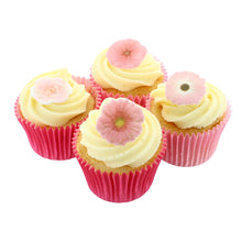 Load image into Gallery viewer, Pink Flowers Sugar Decorations - Pack of 16 (CLICK & COLLECT ONLY)