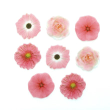 Load image into Gallery viewer, Pink Flowers Sugar Decorations - Pack of 16 (CLICK & COLLECT ONLY)