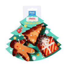 Load image into Gallery viewer, Christmas Cookie Cutter Set of 3 - Christmas Delights
