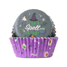 Load image into Gallery viewer, Halloween Foil-lined Cupcake Cases - Wicked Witch (Pack of 60)