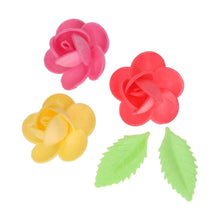 Load image into Gallery viewer, Edible Frangipani & Leaves Wafer Flowers Pack Of 15
