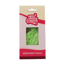 Load image into Gallery viewer, Edible Green Leaf Wafer Flowers Pack Of 50