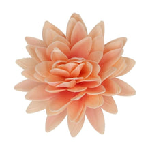 Load image into Gallery viewer, Orange Large Peony Deluxe Wafer Flower
