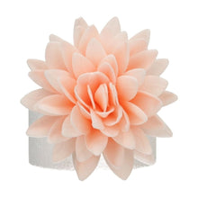 Load image into Gallery viewer, Orange Ombre Large Peony Deluxe Wafer Flower