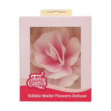 Load image into Gallery viewer, Pink Ombre Large Rose Pastella Deluxe Wafer Flower