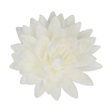 Load image into Gallery viewer, White Large Peony Deluxe Wafer Flower