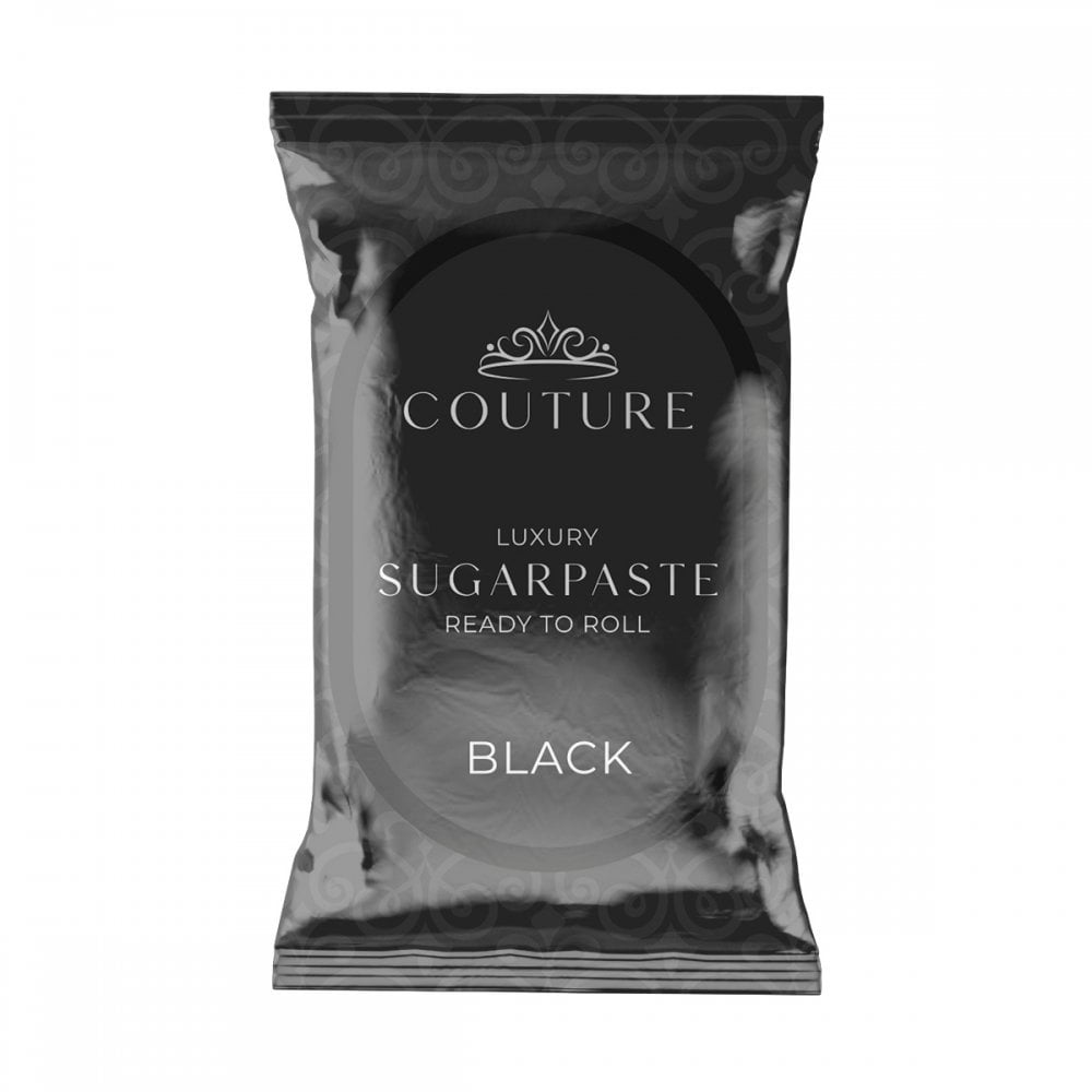 Couture Black Sugarpaste 1kg