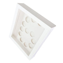 Load image into Gallery viewer, 3.5" Deep Holds 12 White Number-Shaped Cupcake Box