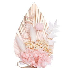 Load image into Gallery viewer, Gold, Pink & White Palm Spear Bouquet