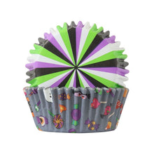 Load image into Gallery viewer, Halloween Foil-lined Cupcake Cases - Trick or Sweet (Pack of 60)