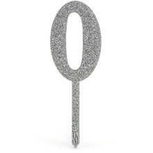 Load image into Gallery viewer, Acrylic Sparkling Fizz Number Cake Topper