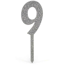 Load image into Gallery viewer, Acrylic Sparkling Fizz Number Cake Topper