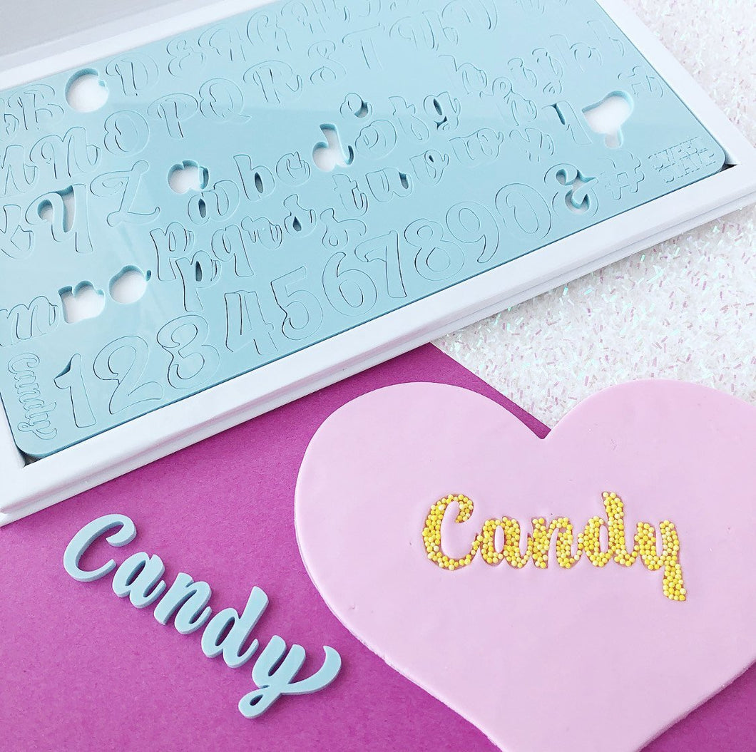 Candy Letter Embossing Set