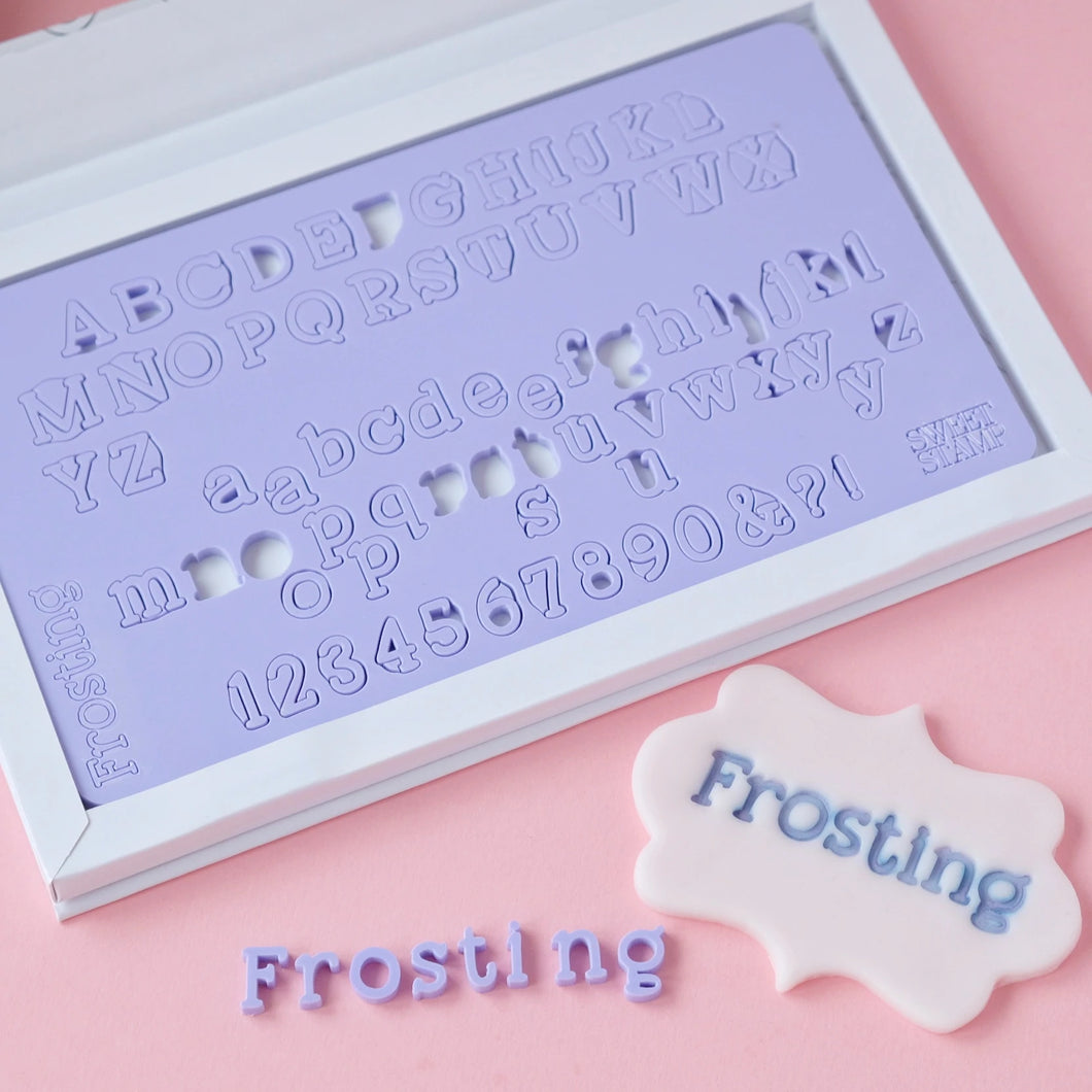 Frosting Letter Embossing Set
