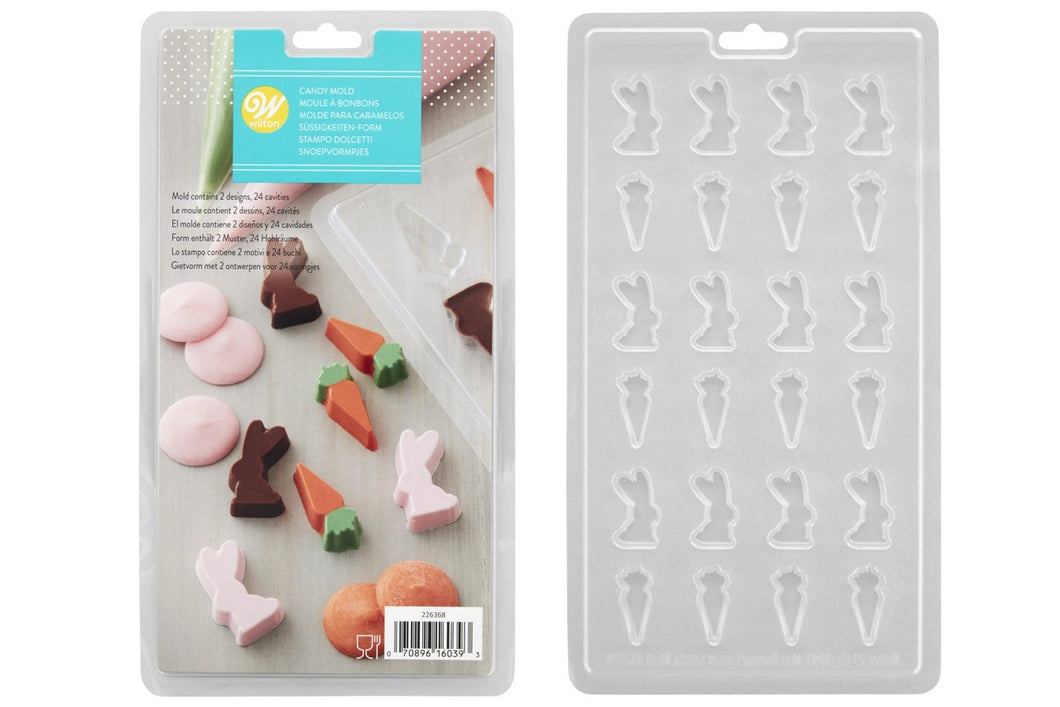 Mini Bunny & Carrot Candy/Chocolate Mould