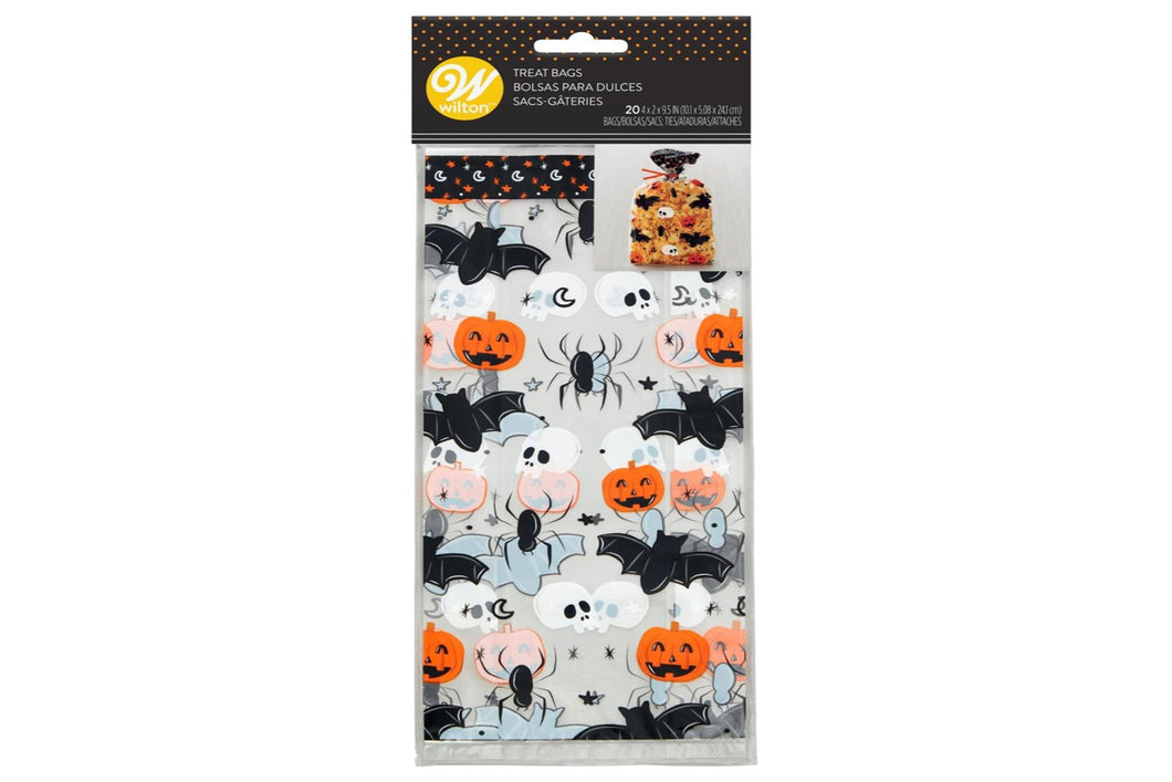 Halloween Icons Standard Treat Bags with Ties - Pack of 20
