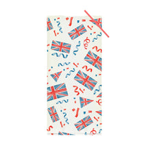 Load image into Gallery viewer, Union Jack Cello Treat Bags With Twist Ties