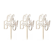Load image into Gallery viewer, Oh Baby! Baby Shower Cupcake Toppers