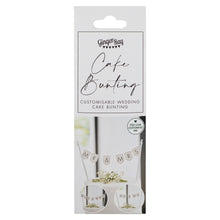 Load image into Gallery viewer, Customisable Wedding Cake Topper Bunting