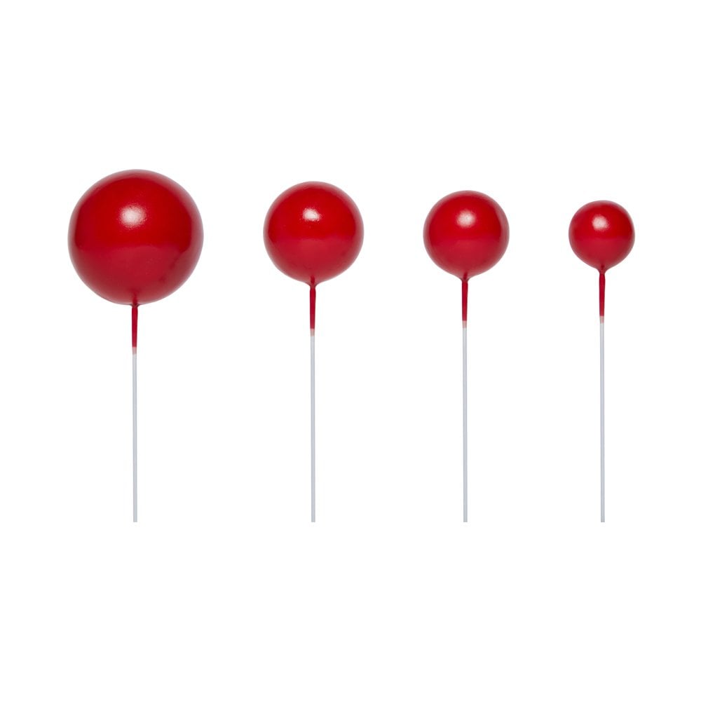 Sphere Ball Cake Decorating Toppers (Pack of 5)