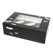 Load image into Gallery viewer, Bat Design Satin Cupcake Box
