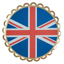 Load image into Gallery viewer, Union Jack Coronation Party Paper Plates