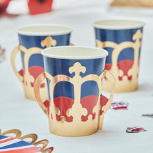 Load image into Gallery viewer, Union Jack Coronation Party Paper Cups
