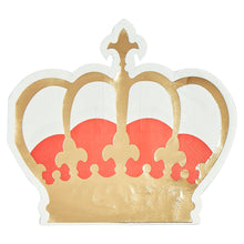 Load image into Gallery viewer, Gold Crown Coronation Party Paper Napkins